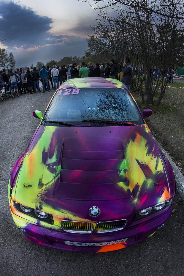 Graffiti Artwork - Photo by Rowek - Rowek, Car, Drift (2014)