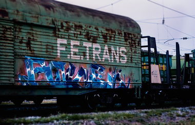 Graffiti Train - Photo by Rowek - Rowek (2014)
