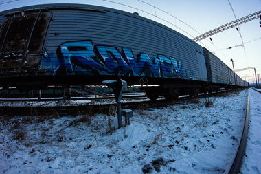 Graffiti Train - Photo by Rowek