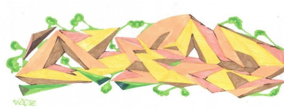 Graffiti Sketch in Kharkov - Photo by Rozm - Rozm (2013)