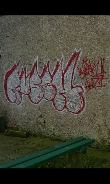 Graffiti Bombing - Photo by Rozpierdolone