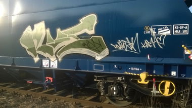 Graffiti Train - Photo by Rozpierdolone