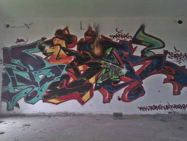 Graffiti Wall in Budapest - Photo by Rubik - rubik