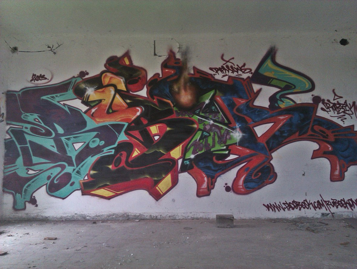 Graffiti Wall in Budapest - Photo by Rubik - rubik