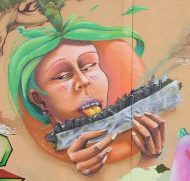 Graffiti in 87 Quai Des Queyries - Photo by Ruc3 - Ruce, AnimusMammut, Bordeaux (2015)
