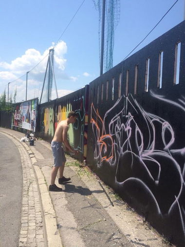 Graffiti Wall in Klagenfurt (stadt) - Photo by RudeBoysCrew - Rudeboyscrew, Klagenfurt, smak (2015)
