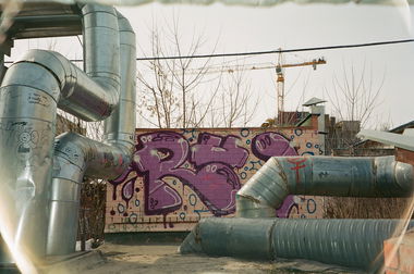 Graffiti Wall in Korolyov - Photo by RudeR - RU, Ruder, throwup (2012)
