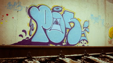 Graffiti Wall in Moscow - Photo by RudeR - POS (2013)