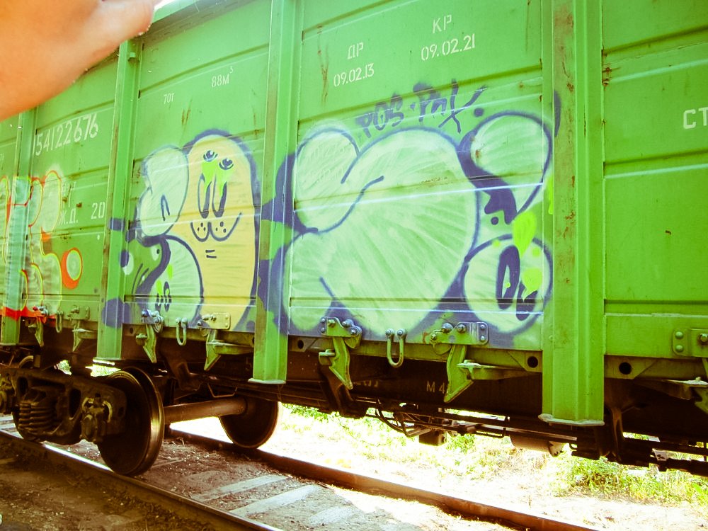 Graffiti Train - Photo by RudeR - POS, PNX, Fr8 (2012)