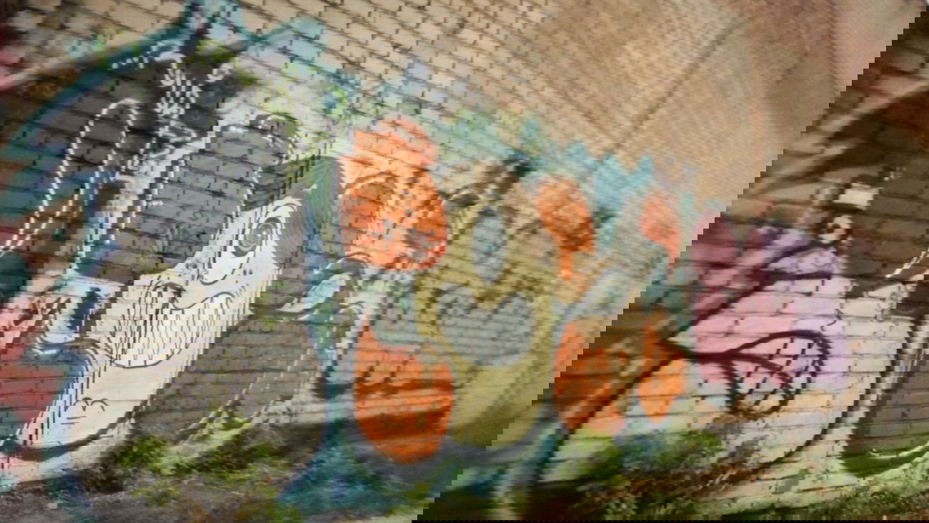 Graffiti Wall in Russia - Photo by RudeR - POS, trainline (2013)