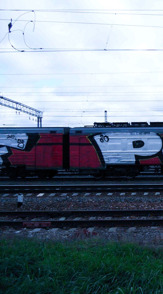Graffiti Train in Moscow - Photo by RudeR - wholetrain (2012)