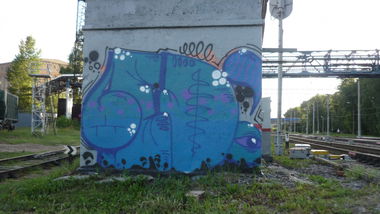 Graffiti Wall - Photo by RudeR - Edur, Y-line (2014)