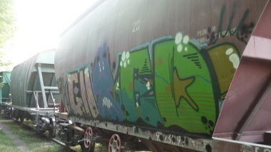 Graffiti Train - Photo by RudeR - Envy, Edur, e2e (2014)
