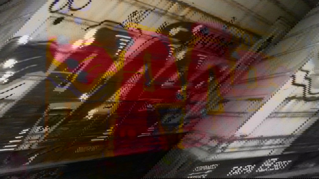 Graffiti Train - Photo by RudeR - POS, Fr8 (2014)