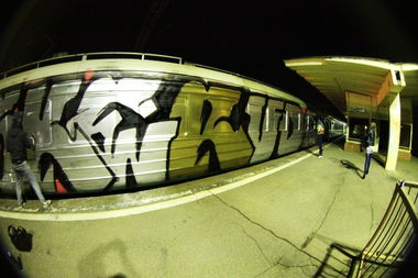 Graffiti Train - Photo by RudeR - SkeRude, Sker, Rude (2013)