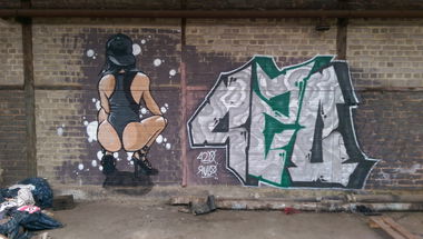 Graffiti Wall - Photo by RuloCrew - booty, sexy, cap (2017)