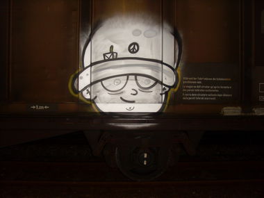 Graffiti Train - Photo by RuloCrew - soldier, rulo, crew