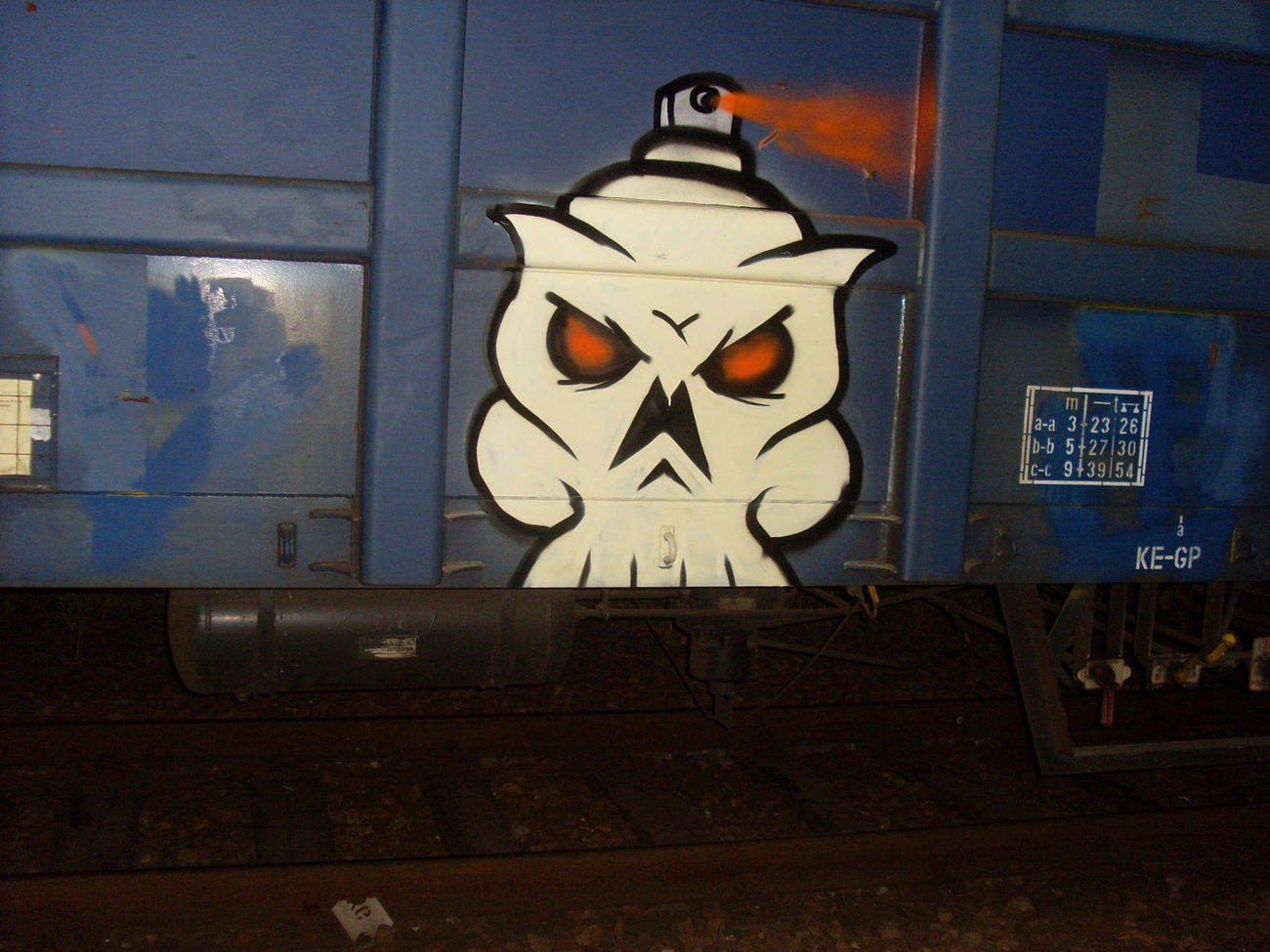 Graffiti Train - Photo by RuloCrew - rulo, crew, skull