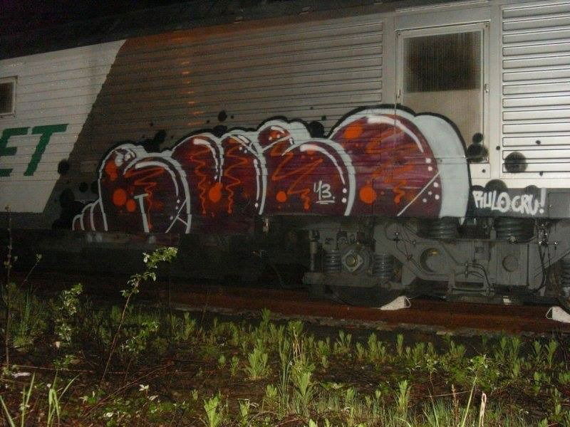 Graffiti Train - Photo by RuloCrew - Rulo, RuloCrew
