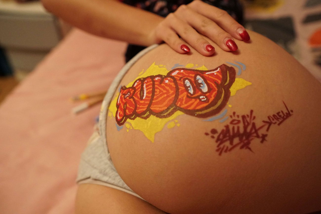 Graffiti Artwork - Photo by RuloCrew - Rulo, booty, sexy