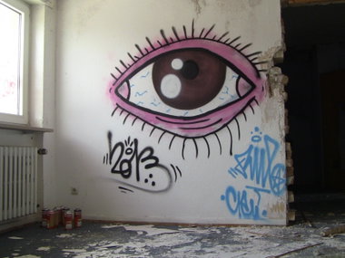 Graffiti Wall - Photo by RuloCrew - Rulo, RuloCrew, Eye
