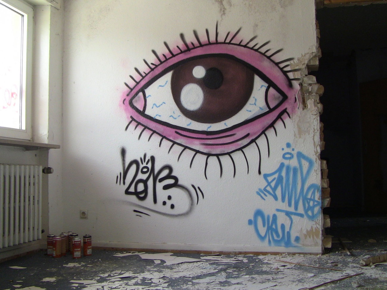 Graffiti Wall - Photo by RuloCrew - Rulo, RuloCrew, Eye
