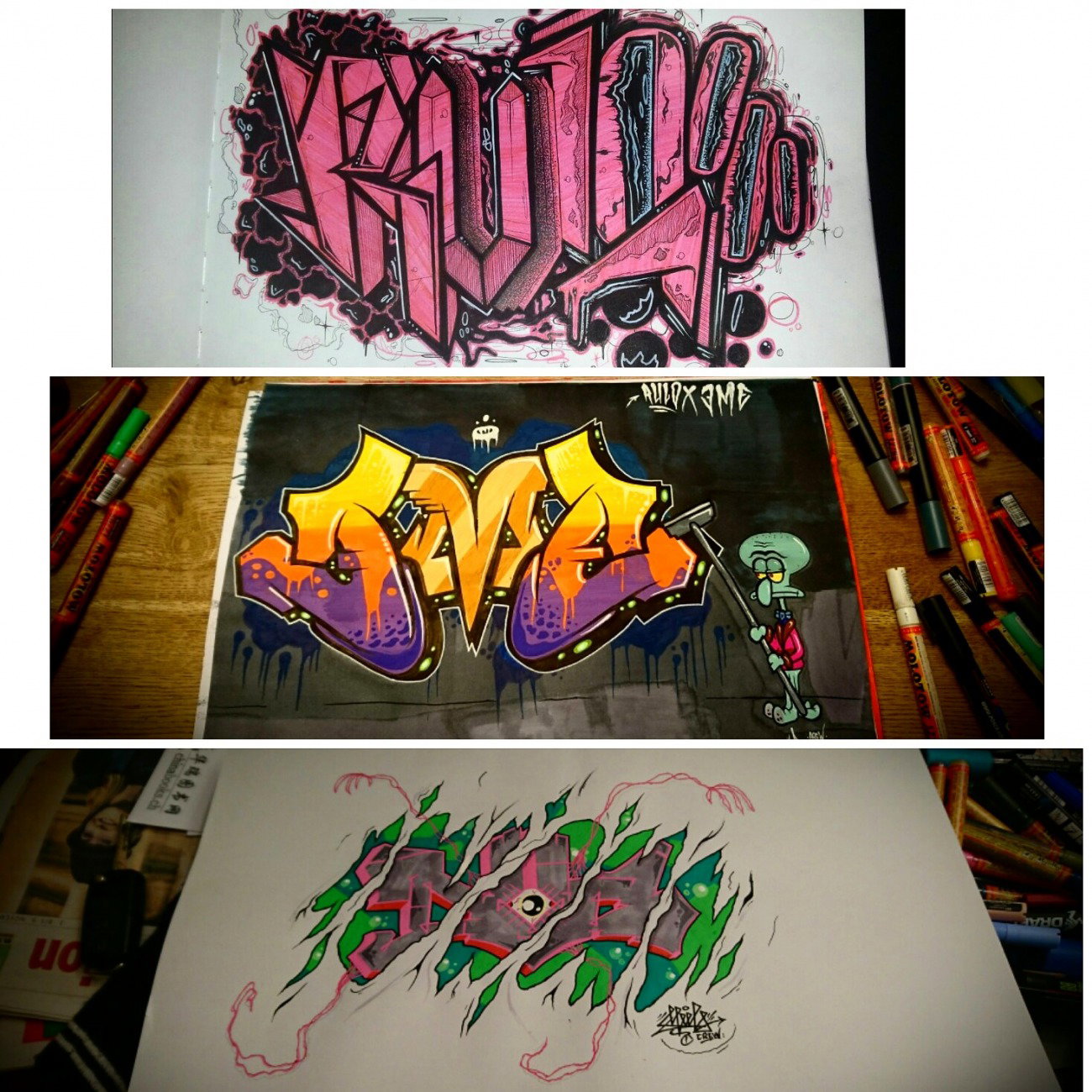 Graffiti Wall - Photo by RuloCrew - Rulo, RuloCrew, 3ME
