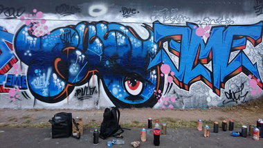 Graffiti Wall - Photo by RuloCrew - Rulo, RuloCrew, 3me