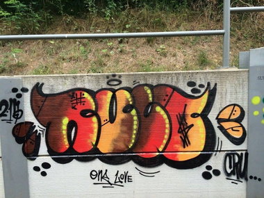 Graffiti Wall - Photo by RuloCrew - Rulo, RuloCrew, Throwie