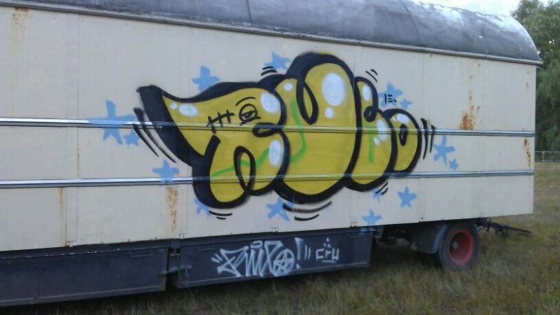 Graffiti Train - Photo by RuloCrew - Rulo, RuloCrew, Rollin'
