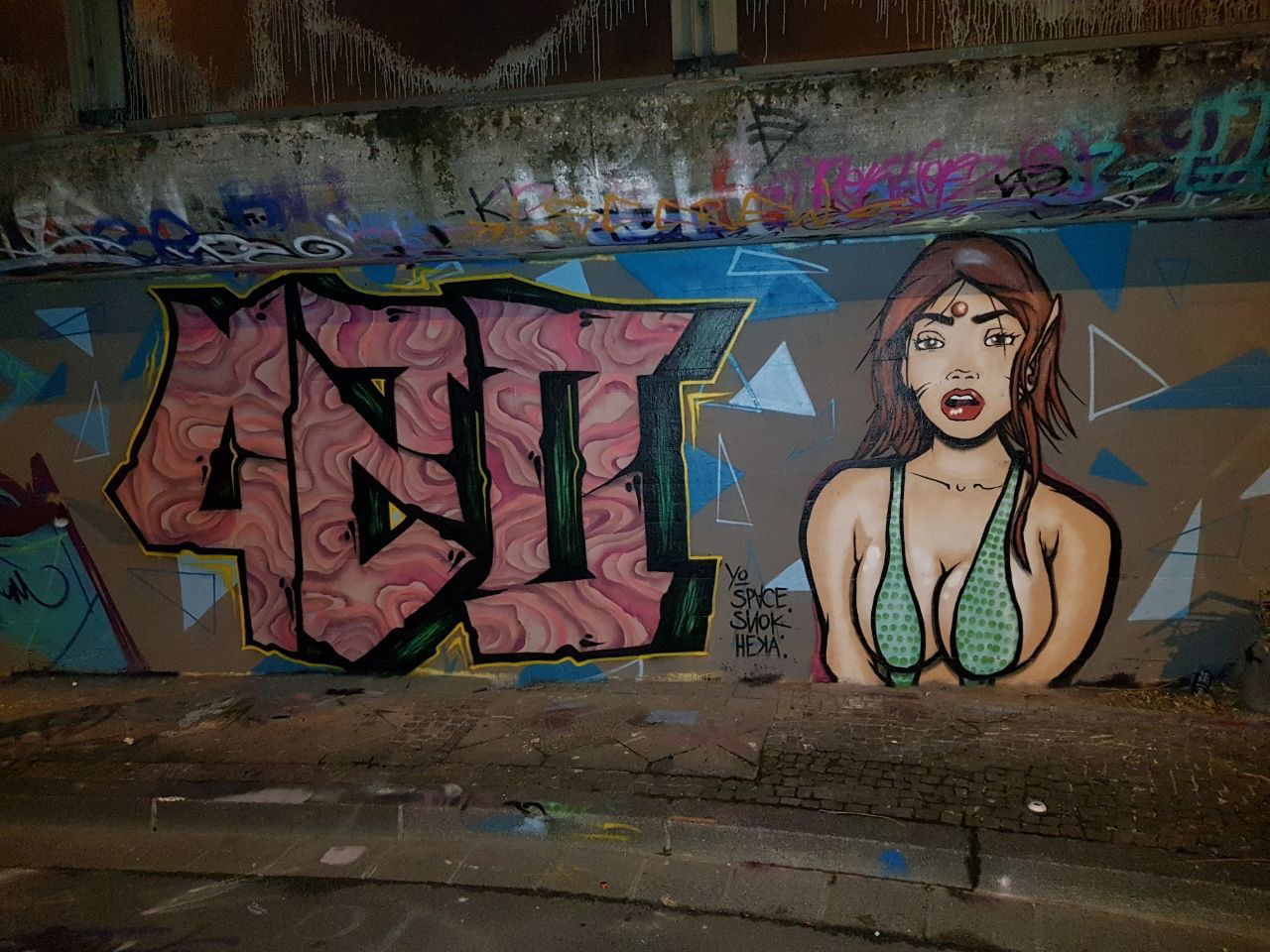 Graffiti Wall in Staden - Photo by RuloCrew - sexy, girl, big (2017)