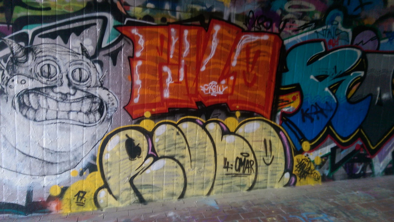 Graffiti Wall - Photo by RuloCrew - double, Rulo, crewlove (2017)