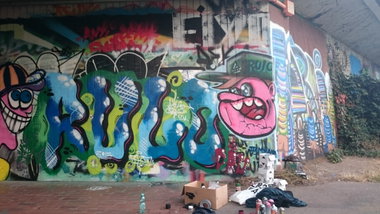 Graffiti Wall - Photo by RuloCrew - Rulo, RuloCrew, Chari