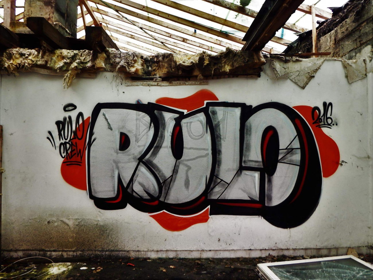 Graffiti Wall - Photo by RuloCrew - Rulo, RuloCrew, Lostplace