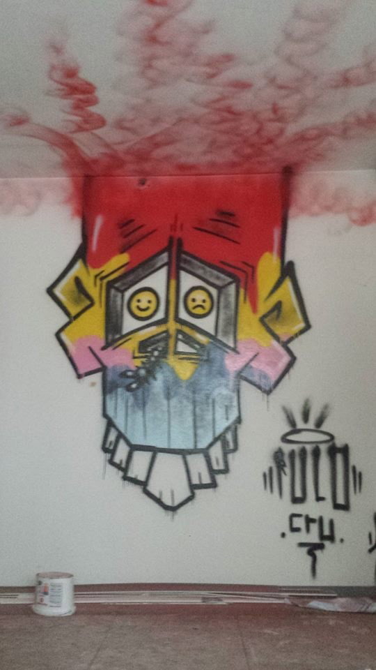 Graffiti Wall - Photo by RuloCrew - Rulo, RuloCrew, Skull