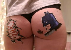 Graffiti Artwork - Photo by RuloCrew - sexy, batman, booty