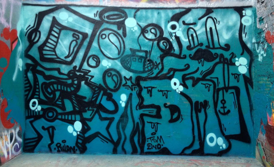 Graffiti Wall in Moscow - Photo by Rulon (2013)