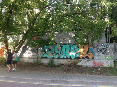 Graffiti Bombing - Photo by Rulon