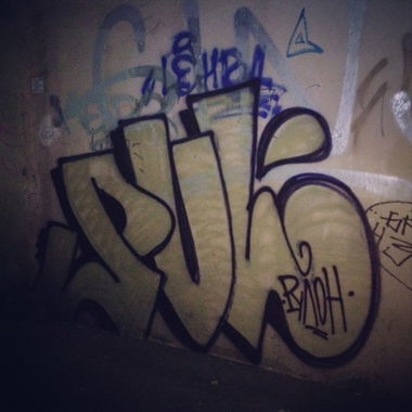 Graffiti Bombing - Photo by Rulon