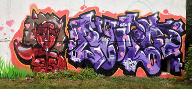 Graffiti Wall - Photo by Rulon