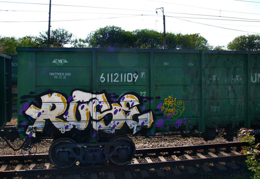 Graffiti Train - Photo by Ruse107 - Ruse