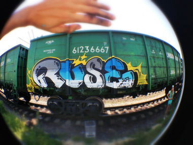 Graffiti Train - Photo by Ruse107 - Ruse, 107 (2013)