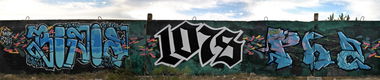 Graffiti Wall - Photo by Ruse107 - Boroda(kns).Ruse(107).Rape(Pha) (2013)