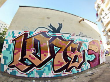 Graffiti Wall - Photo by Ruse107 - 107, crew (2013)