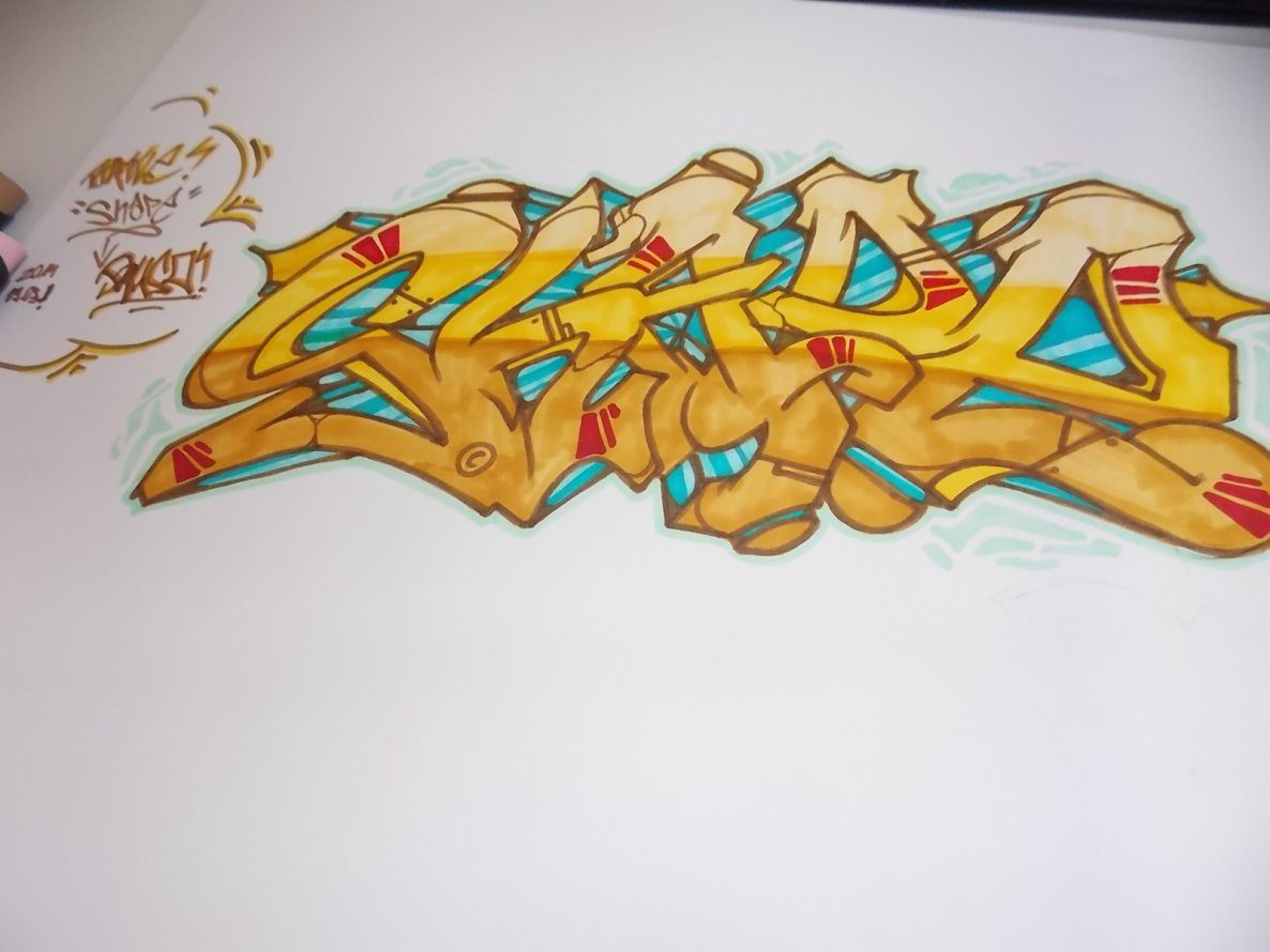Graffiti Sketch - Photo by Ruso - Battle, Shape (2014)