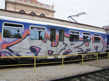 Graffiti Train - Photo by Rvacka - T&T, ZAGREB