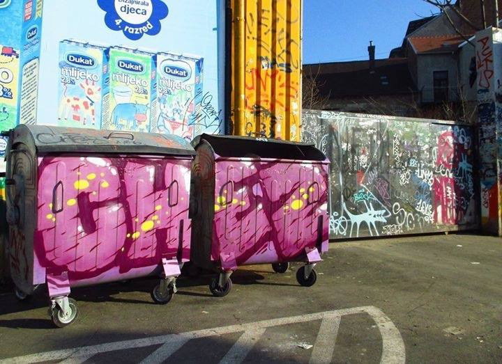 Graffiti Photo by Rvacka - CHEZ, ZAGREB, CROATIA