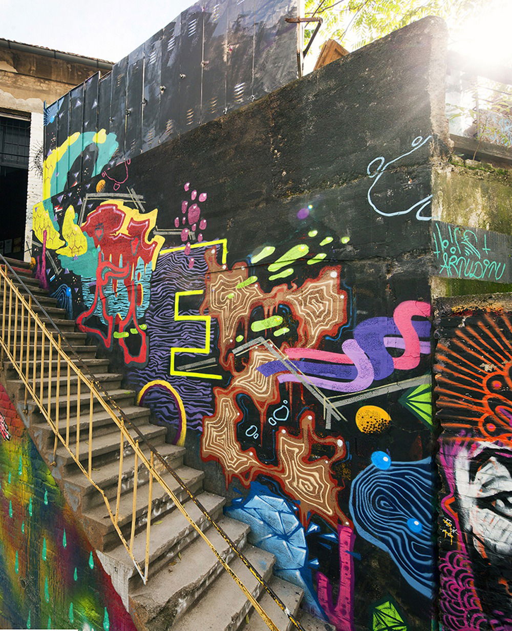 Graffiti Wall - Photo by Rvacka - CHEZ, ZAGREB