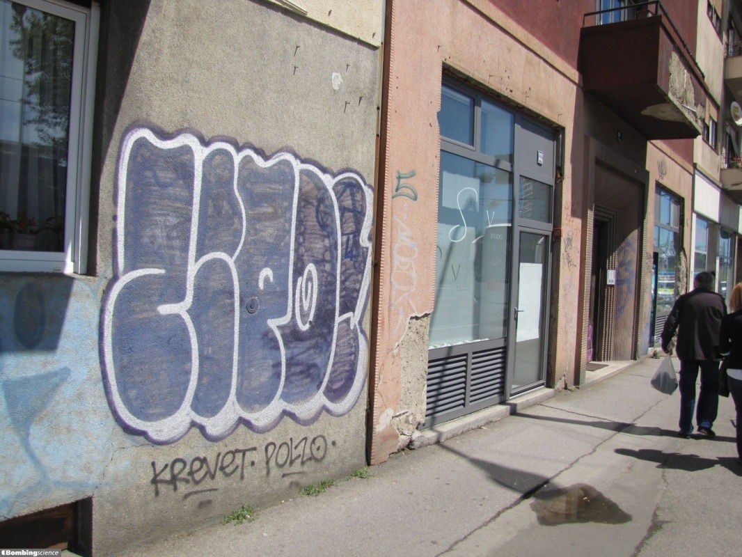 Graffiti Bombing - Photo by Rvacka - ZIPO, ZAGREB