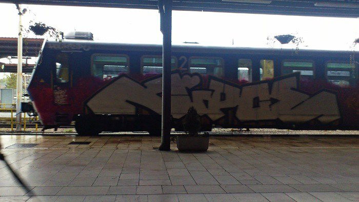 Graffiti Train - Photo by Rvacka - ZIPOE, ZAGREB